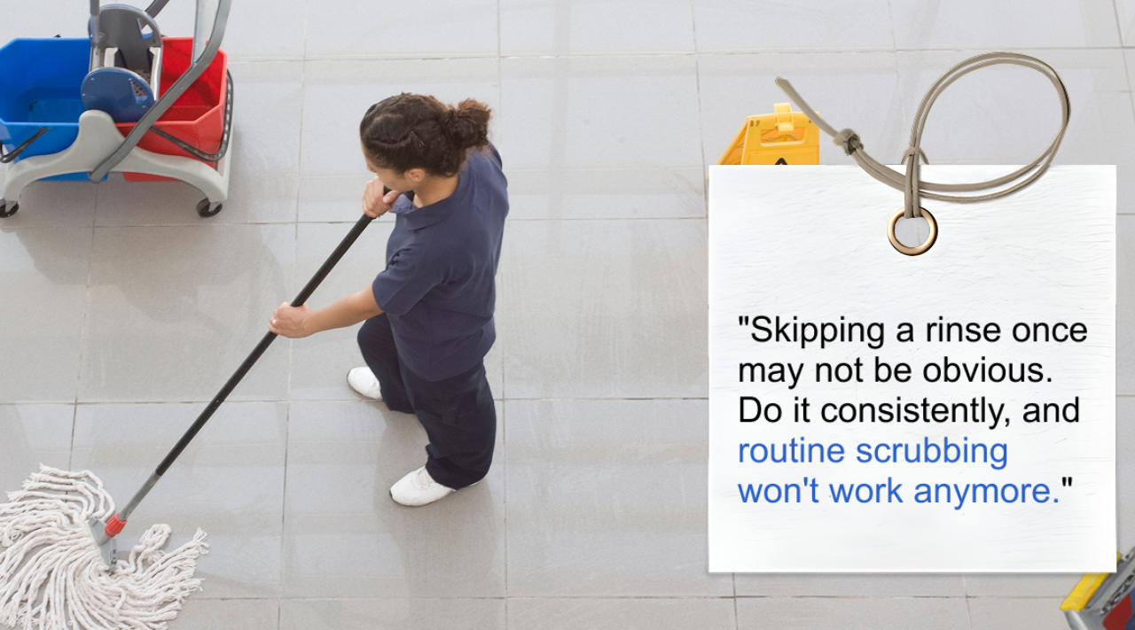 How Skipping the Rinse Step Leads to Residue Buildup How Skipping the Rinse Step Leads to Residue Buildup