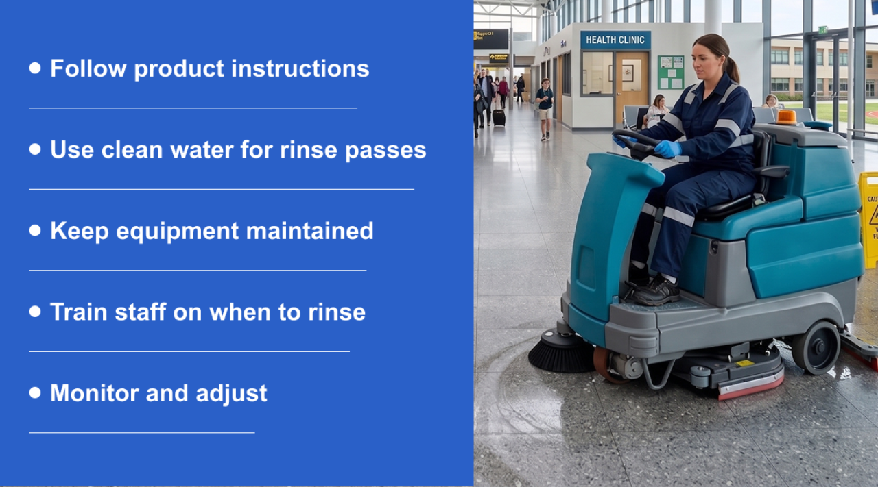 Best Practices for Rinsing Floors in Commercial Facilities Best Practices for Rinsing Floors in Commercial Facilities