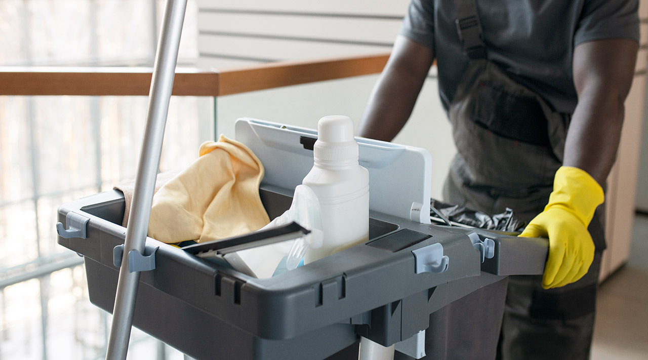 cleaning cart