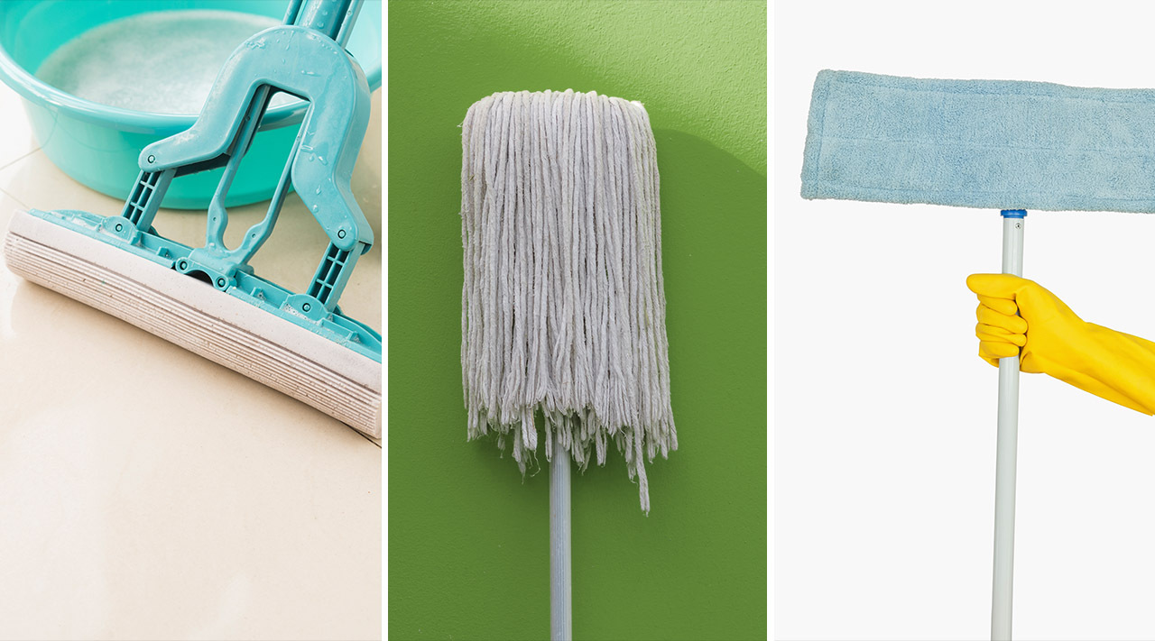 how to wash a mop head