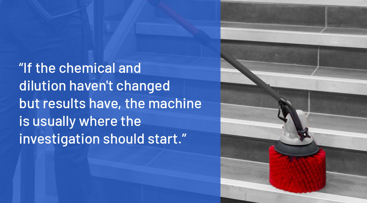 Signs Your Floor Machine Is Causing Streaks or Residue Signs Your Floor Machine Is Causing Streaks or Residue