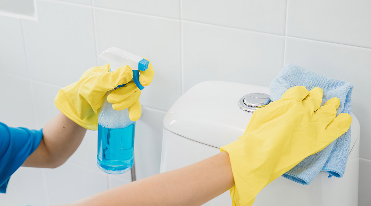 Steps for proper toilet cleaning 