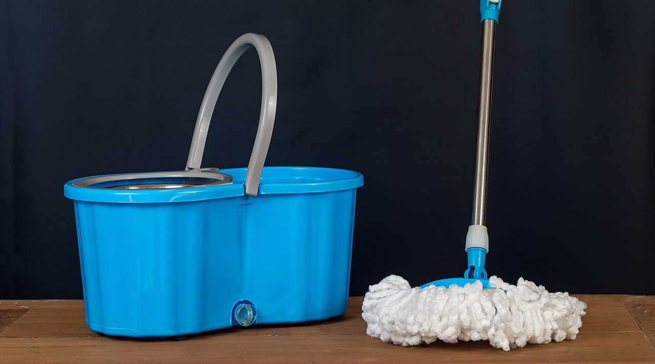 commercial spin mop