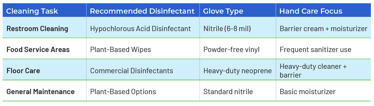 Product Selection Guide for Cleaning Floors and Surfaces Recommended disinfectants for surfaces and floors