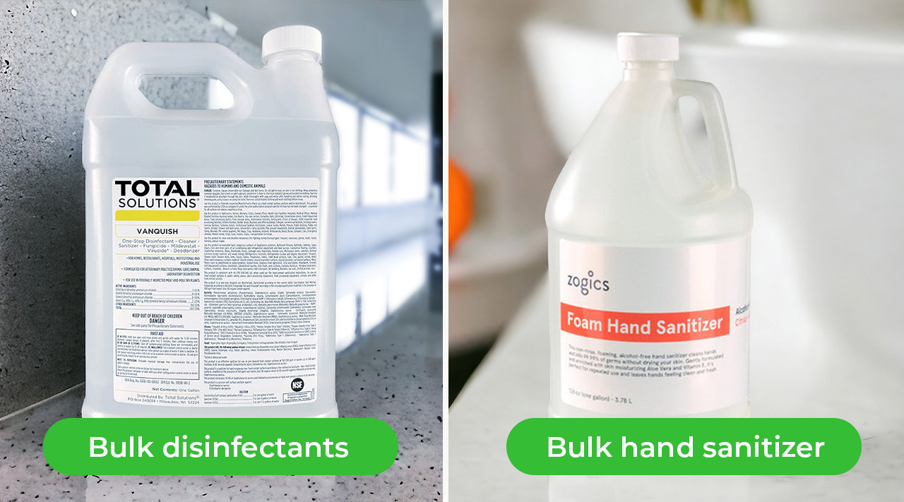 Cleaning products with low irritants Low irritant cleaning products